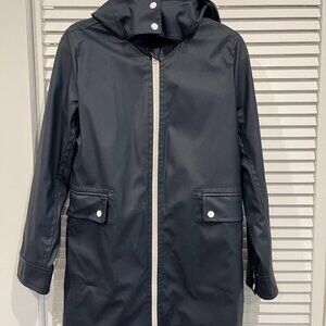 J.Crew women's blue rain coat size S